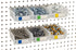 Pegboard Bins - 3.5" Clear Bins, 6 Pack - Hooks to Any Peg Board for Organizing Hardware, Accessories, Craft Supplies