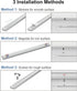 Dimmable 4500K, 3 Pack 12 inch Counter 24V, 4500K ASOKO Under Cabinet Led Light Plug in, Daylight White Linkable Led