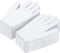 Paxcoo Cotton Gloves for Dry Hands - 20 Pairs Large White for Cosmetic Moisturizing and Inspection