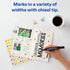 Avery Marks-A-Lot Permanent Markers, 2 Black Regular Desk-Style Size, Chisel Tip, Water & Wear Resistant