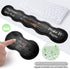 Large Mouse Pad and Gel Wrist Rest Set, Non-Slip Rubber Base for Office, Home, Gaming