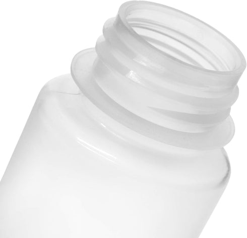 EISCO 12PK Reagent Bottles, 125ml Wide Mouth with Screw Cap, Polypropylene, Translucent