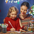 KIMOBER 24PCS Christmas Pencils, Multi Point Stackable Push Pencil with Santa, Christmas Tree, Snowman for Kids