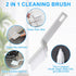 15 Set Pcs Crevice Cleaning Brush - Hard Bristle Cleaning Brush Supplies, V Shape Grout Cleaner Brush for Deep Cleaning