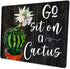 Go Sit On A Cactus Funny Quote Watercolor Floral Mouse Pad - School Office Supplies Desk Accessories