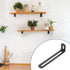 20 4.7"x1.2"x0.7", 90 uxcell Pcs Adjustable Right Angle Brackets, Slotted L-Shape Corner Bracket Degree Steel l Bracket
