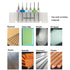 End Mill Sets Tungsten Steel CNC Router Burrs - 12 Bits for PCB Circuit Board, Plastic, Wood, Copper