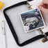 Standard 6-Ring Glitter Zipper Soft PVC Notebook Cover for A6 Ring-Bound Planner (Inner Paper Not Included)