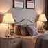3-Way Dimmable 2 (Pack 1-Beige LALISU Farmhouse Table Lamp Touch Control Table Lamp, Modern Nightstand Lamp with USB
