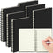 Qilery 6 Pack A6 Spiral Lined Notebooks, 4 x 5.5 Inch Pocket Notebooks, 100 Sheets for Office and School