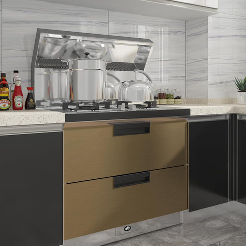 Stainless Steel Contact Paper for Countertop, Waterproof Heat Resistant Peel and Stick Wallpaper, 17.7 x100