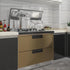 Stainless Steel Contact Paper for Countertop, Waterproof Heat Resistant Peel and Stick Wallpaper, 17.7 x100
