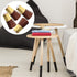 4pcs 8cm Walnut Color Solid Wood Sofa Legs Replacement Table Legs Coffee Dresser Cabinet Feet, Furniture Feet
