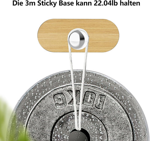 3M 2pcs, Koopala Wall Lamp's Adhesive Sticky Hooks, Paste Wall Hooks of Heavy Duty Holders for Wall Sconce, Hanging