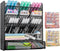 Spacrea Metal Desk Organizer with Drawer, Pencil Holder for School, Home, Art Supplies (Black)