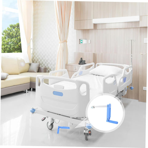 SOPOTUTU Patient Bed Height Adjustment Hand Crank Handle Sturdy Abs Aluminum Alloy Construction