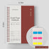 EMSHOI Graph Paper Spiral Notebook, 5.7" x 8.22", 4 Pack, 640 Pages, 100gsm Thick Grid Paper
