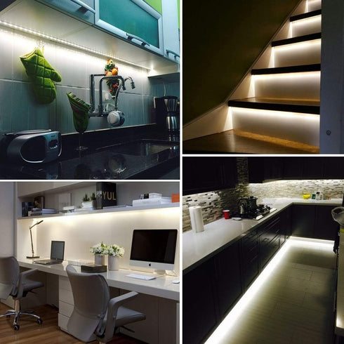 T907 Dimmer 12V Dimmer 1 Pack White Switch for Led Strip Lights Adjust Brightness Led Controller with Memory Function