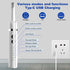 Light,6 Heads,5 Tooth Polisher,Teeth Polishing Kit for Daily Cleaning,Polishing Then Whitening of Tooth (Professional