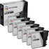 LD Compatible Ink Cartridge Replacement for Brother LC61BK, Black, 6-Pack