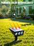 IP65 3 6 Pack Solar spot Lights Outdoor Waterproof Solar spotlights Lighting Modes Tree Lights for Outdoor Yard Garden
