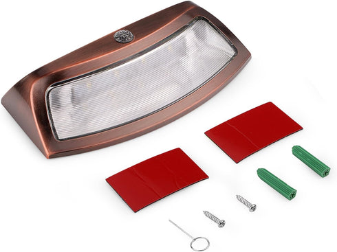 XTF2015 (2 Pack, Solar Step Lights Outdoor, Motion Sensor Lights, Copper Outdoor Step Lights, Waterproof LED Solar