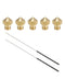 MK10 0.4mm Brass Nozzle for 3D Printer Makerbot & Extruder Cleaning Tools, M7 Thread