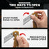 COOL PARD EDC 4Pcs Folding Pocket Utility Knife Quick Change Blade Razor Knife with Extra Razor Blades,Box Cutter
