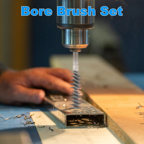 15 Set 1/4-Inch Rocaris Pcs Carbon Steel Wire Wheel Brush, Cup Brush, Wheel Brush, Pen Brush, Bore Brush with Shank