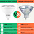 5W MR16 LED Landscape Light Bulbs, Low Voltage 12V, 50W Halogen Replacement, Daylight White 4000K, Pack of 10