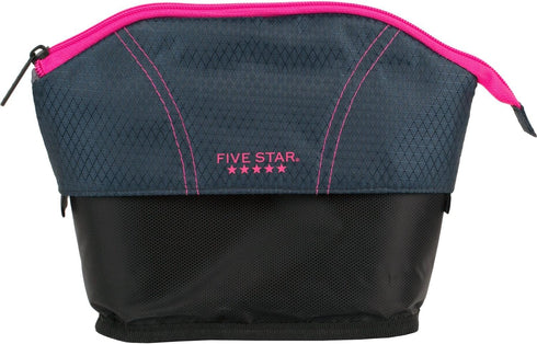 Five Star Pencil Pouch, Pen Case, Storage Organizer for School Supplies, Navy/Pink, Quick View Expandable