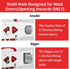 2Pack Portable Door Lock Extra Lock for Additional Privacy and Safety in Home,Hotel and Apartment,Prevent Unauthorized