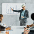 VUSIGN Magnetic White Board 18" x 12" with 1 Eraser, 2 Multicolor Markers, 4 Pins, Aluminum Frame for Home, Office,