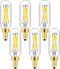 Leools E12 led Bulb 4W Equivalent E12 Candelabra Bulb 40 Watt Daylight