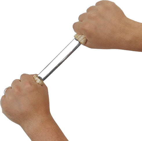 4.3" inches. (4.3' INCHES Draw-Knife. Straight Draw Shave with High Carbon Steel WORKABLE Blade - Hight Quality Wooden