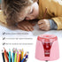Eagle Electric Pencil Sharpener, Battery Powered with Large Shaving Holders, Suitable for Kids and Office Use