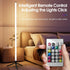LED RGB Floor Lamp Smart Corner Standing Lamp with Music Sync APP and Remote Control Gaming Light for Bedroom Living