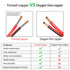 18 Gauge 2 Conductor 50FT Red Black Silicone Parallel Oxygen Free Tinned Copper Electrical Wire for LED Strips