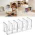 Generic 5 Closet File Organizer for Desk with Compartments, Acrylic File Organizer for Vertical Paper Notebook