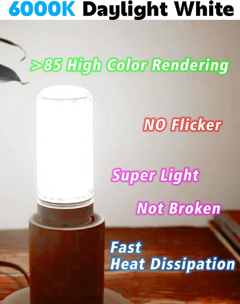 E26/E27 LED Bulb, 150w Equivalent 2000 Lumen 6000K Daylight White 15W Ceiling Fan LED Light Bulb for Home Garage Warehouse Indoor Outdoor Led Corn Bulb Pack of 1 by Xyanmc