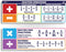 Sproutbrite Educational Math Posters - Fractions Order of Operations Classroom Banner Decorations for Teachers
