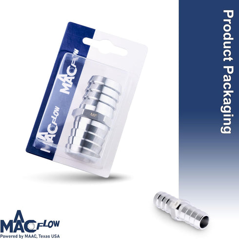 1" Hose ID Barb Fitting Splicer Repair Kit, Stainless Steel (Barb OD 1.02") (Pack of 1) for Plumbing Needs