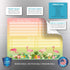 Dry Erase Whiteboard Task Planner, Removable Adhesive Decal, Fine-Tip Magnetic Marker Included, 9 x 12 inches