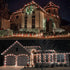C5 33ft 100 120V Brizled Red & White Christmas Lights, LED Christmas Tree Lights, Connectable UL Certified Faceted Xmas