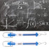 Dynamometer Spring Scale Transparent Spring Balance Hanging Tube Spring Scale 2.5N/10N for Physical Experiment