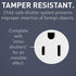 Legrand radiant NTL885TRWCC6 15 Amp Adjustable LED Night Light Outlet, Tamper Resistant Decorator Receptacle