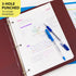 BAZIC 100 Sheet Filler Paper, College Ruled, 3 Hole Punched, 1-Pack for Office School Student Writing