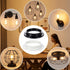 KFHENSOMR E27 58mm/ID 38mm, 1-1/2" Threads)-8PCS Lamp Shade Adapter Ring Light Socket Ring Retaining Rings for Sockets