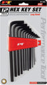 Performance Tool W1393 12pc SAE Long Hex Key Set, Black - Professional Grade Allen Wrenches