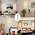 FINCMY Dimmable Set 2, Bulbs Wall Sconce Light Plug in, Sconces Wall Decor of Stick on Wall Lights for Bedroom Living
